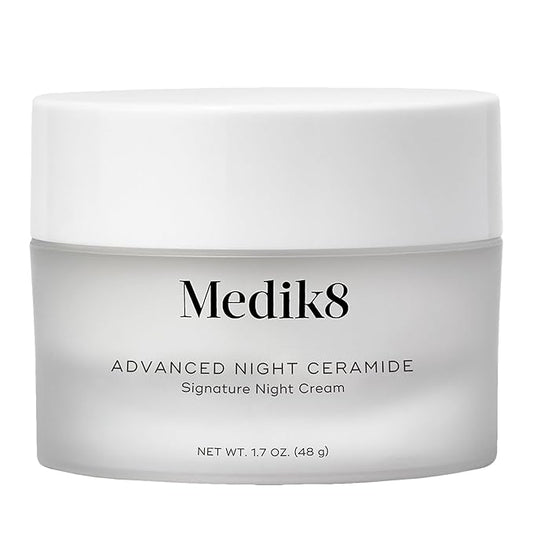Medik8 Advanced Night Ceramide - Signature Anti Aging Night Cream for Face - Face Moisturizer with Skin Tightening Ceramides and Antioxidants - 1.7 oz-VivaGrace Women