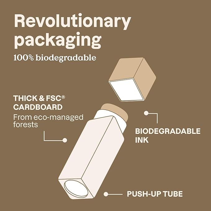 ATTITUDE Oceanly Light Coverage Foundation Stick, Titanium Dioxide-Free, EWG Verified, Plastic-Free, Vegan & Cruelty-free Makeup, Moka, 0.42 Ounces-VivaGrace Women