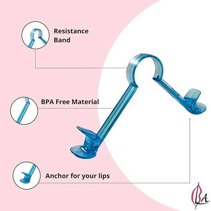Lip Plumper Device | Non-Invasive Lip Plumping Device, Pain-Free | 60-Second Daily Exercise for Fuller Lips, Defined Jawline & Firmer Skin, MADE IN USA (Lavender)-VivaGrace Women