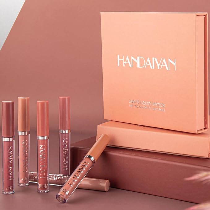 PHOERA Foundation,6Pcs Matte Liquid Lipstick Makeup Set, Matte liquid Long-Lasting Wear,PHOERA Makeup Foundation Full Coverage(101- Porcelain)-VivaGrace Women