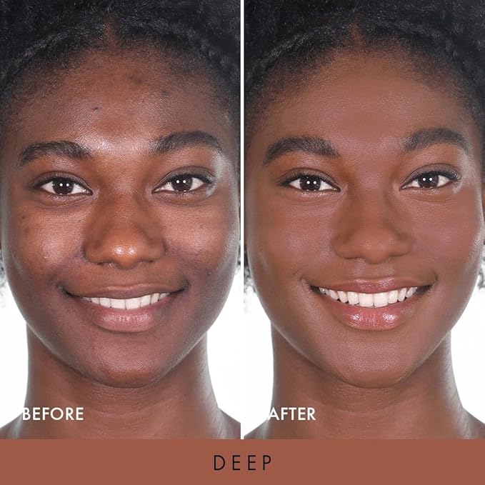 Wander Beauty Wanderlust Powder Foundation - Deep - Blurs and Evens Skin Tone - Perfects and Hydrates With Hyaluronic Acid, Aloe, Honeysuckle, & Vitamin E - Lightweight, Buildable Coverage - 0.31 oz-VivaGrace Women