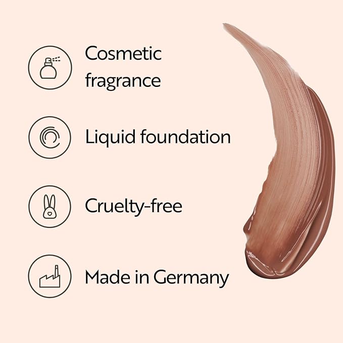 M. Asam MAGIC FINISH Supercharge Serum Foundation Deep Almond (1.01 Fl Oz) - Moisturizing Make Up & Firming Face Serum In One, Anti-aging CC Cream With Optimal Coverage & Hyaluronic Acid-VivaGrace Women