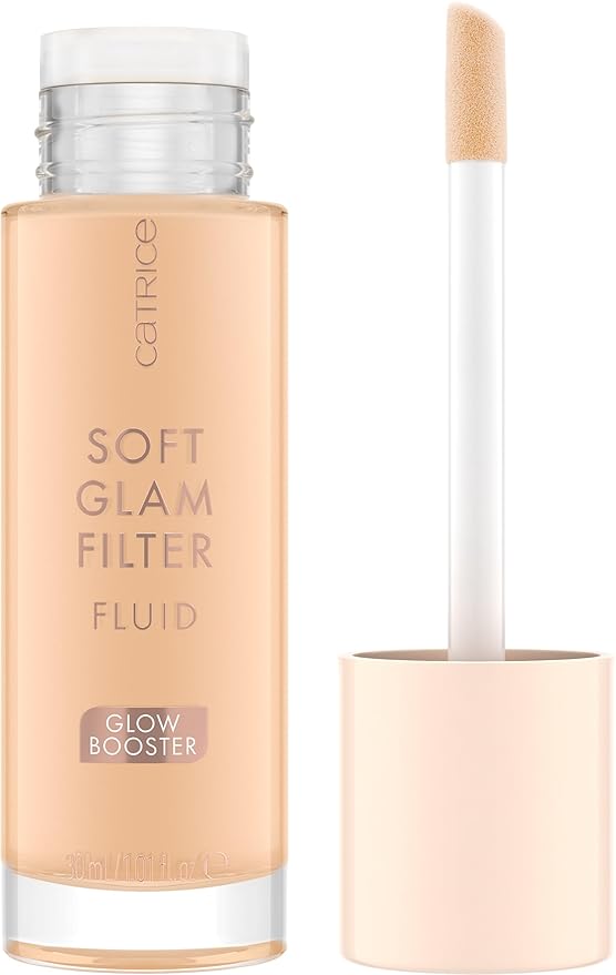 Catrice | Soft Glam Filter Fluid | Luminous Make Up Base & Highlighter for Radiant Complexion | With Vitamin E & Squalene | Vegan & Cruelty Free (15 | Light)-VivaGrace Women