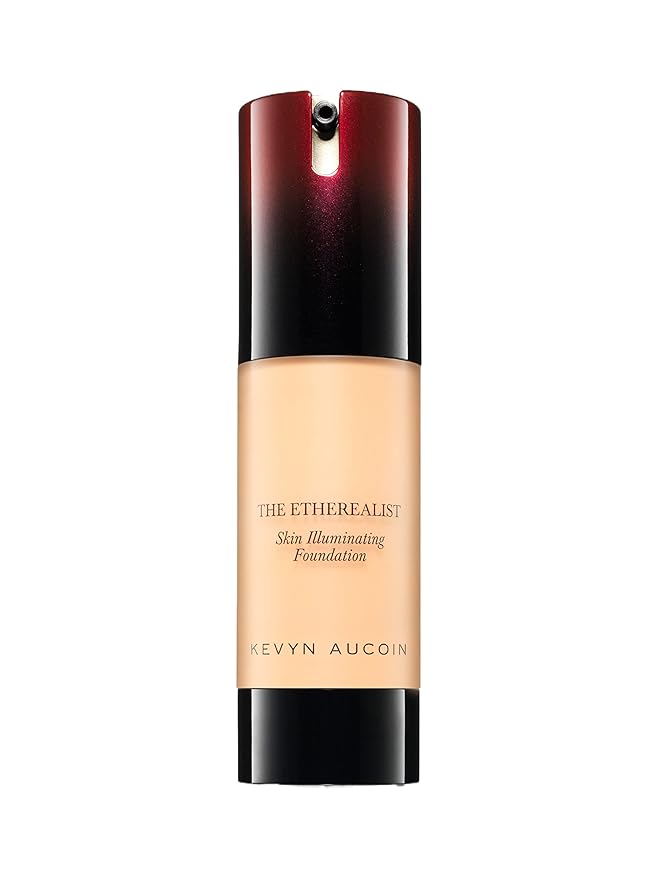 Kevyn Aucoin The Etherealist Skin Illuminating Foundation, EF 03 (Light) shade: Comfortable, shine-free, smooth, moisturize. Medium to full coverage. Makeup artist go to. Even, bright & natural look.-VivaGrace Women