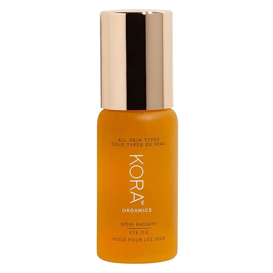 KORA Organics Noni Radiant Hydrating Under Eye Oil Roller, Smooth & Tone, Certified Organic, Cruelty Free Eye Serum - Delicate Eyebag Remover - Travel Essential for Puffy Face & Wrinkes - 0.34 Fl Oz-VivaGrace Women