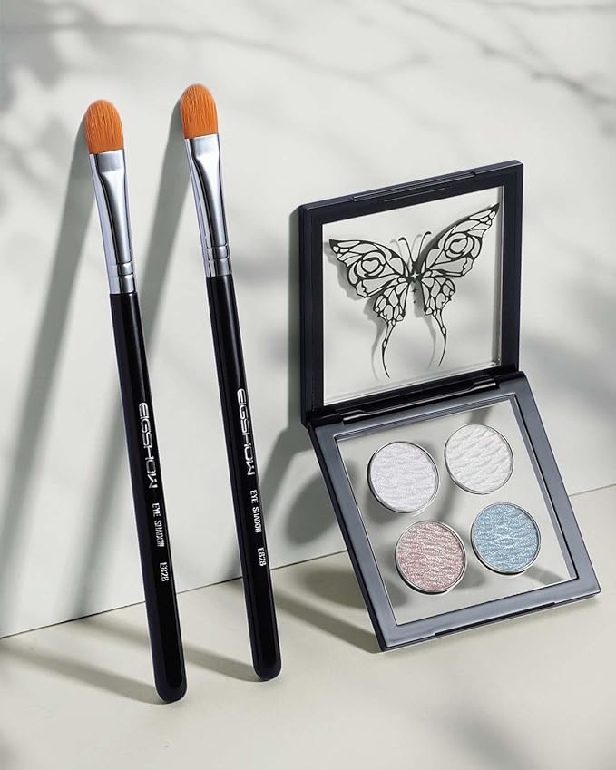 Concealer Brushes, EIGSHOW Eyeshadow Primer Brush for Concealer, Blending, Eyeshadow - Professional Tools for Applying Cream, Liquid Shadows and Eye Primer Base (E828 2piece)-VivaGrace Women