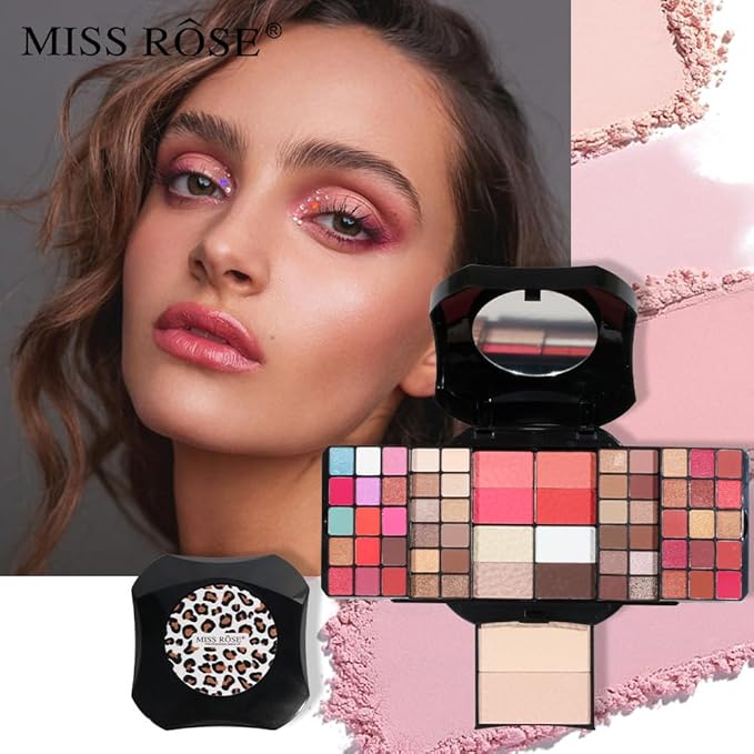 64 Colors cosmetic Kit Makeup Kit For Teens Make up Kits For Girls Makeup Palette Eyeshadow Makeup Mirror For Women Gift-VivaGrace Women