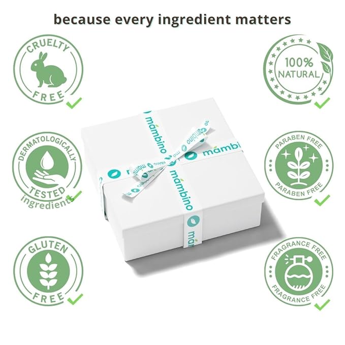 Second Trimester Set – All Natural Skincare Pregancy Gift Box – Anti-stretch mark Belly Oil, Moisturizing Body Oil, Face Polish, Face Moisturizer - Mambino Organics-VivaGrace Women