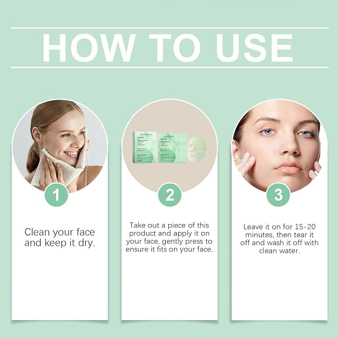 YIKESHU Retinol Collagen Face Mask – Korean Tightening Hydrogel Overnight Mask, Deep Moisturizing & Elasticity Boost, Long-Lasting Hydration & Brightening Skin (Retinol Collagen Face Mask)-VivaGrace Women