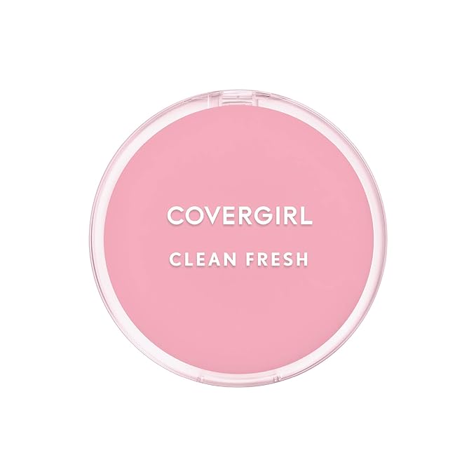 COVERGIRL Clean Fresh Pressed Powder, Tan, 0.35 Oz-VivaGrace Women