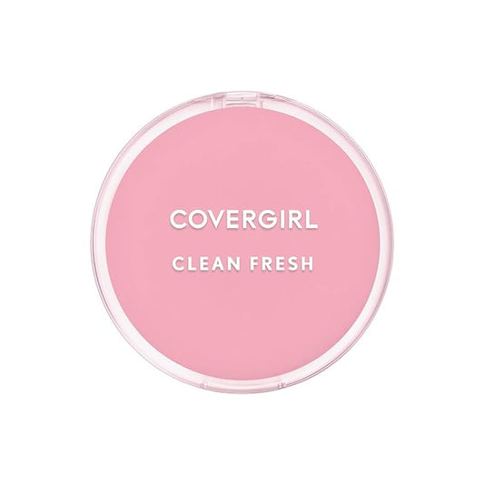 COVERGIRL Clean Fresh Pressed Powder, Tan, 0.35 Oz-VivaGrace Women