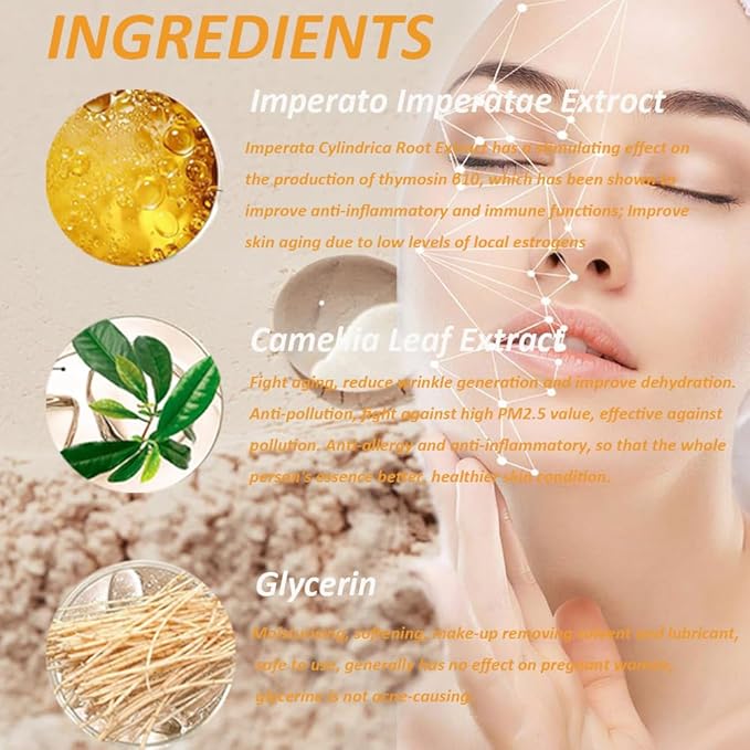 Sunscreen Setting Powder SPF 50 Loose Powder with Brush Natural Mineral Makeup Setting Powder Translucent 0.28 oz for All Skin-2PC-VivaGrace Women