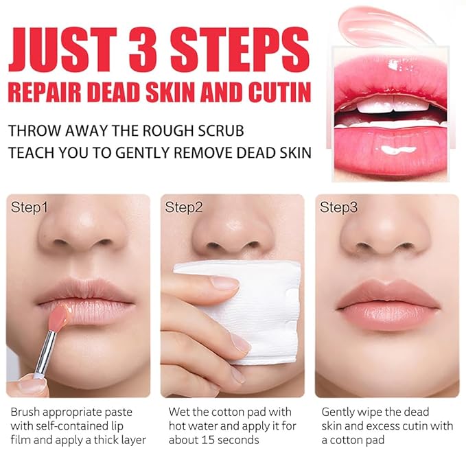 Lip Sleeping Mask,Night Repair Lip Mask,Hydrating & Prevention Dry and Cracked Lip Scrubs Exfoliator,Vitamin E Moisturizing Exfoliating Fade Lip Lines Lip Balm Jelly Lip Mask Lip (1 PCS)-VivaGrace Women