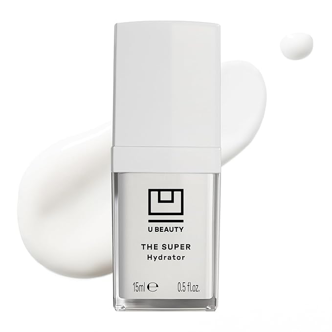 U Beauty The SUPER Hydrator - Mega-Dose Skin Hydrator and Hyaluronic Acid Moisturizing Cream with Peptides and Grapeseed Oil for Supple, Smooth, and Softer-Looking Skin For Up To 48 Hours - 0.5 fl oz-VivaGrace Women