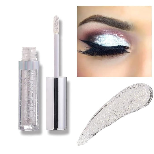 Glitter Eyeshadow,Makeup For Eyes Liquid Shimmer Sparkle Glow Light Colors Pencil Stick Shiny Long Lasting Waterproof Shining Eye Shadow Sets Metallic Pigments Metals Gloss Sparkling Pen Kit (A103)-VivaGrace Women