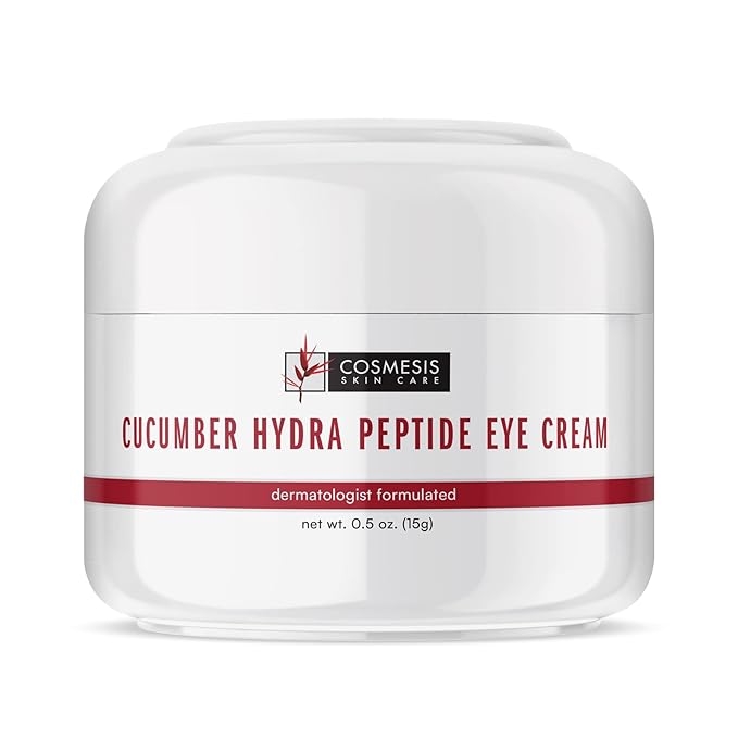 Cucumber Hydra Peptide Eye Cream - Minimize Fine Lines, Promote Smooth Skin & Protect Delicate Under-Eye Skin - 0.50 oz - Cosmesis-VivaGrace Women