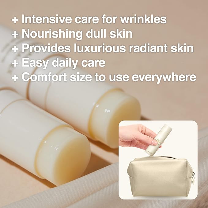 THESAEM Snail Essential EX Wrinkle Solution Multi-Purpose Balm Stick – Anti Aging & Moisturizing – Face & Eye Treatment – With Snail Collagen & Honey for Moist Glow, 0.4oz. 2 Pack-VivaGrace Women