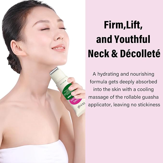 Retinol Collagen Lifting Neck Cream,Anti Aging Face and Neck Cream for Reduce Wrinkles and Hydrating & Lifting Neck,For Face, Neck, Décolleté Wrinkle Care, 1.76 oz.-VivaGrace Women
