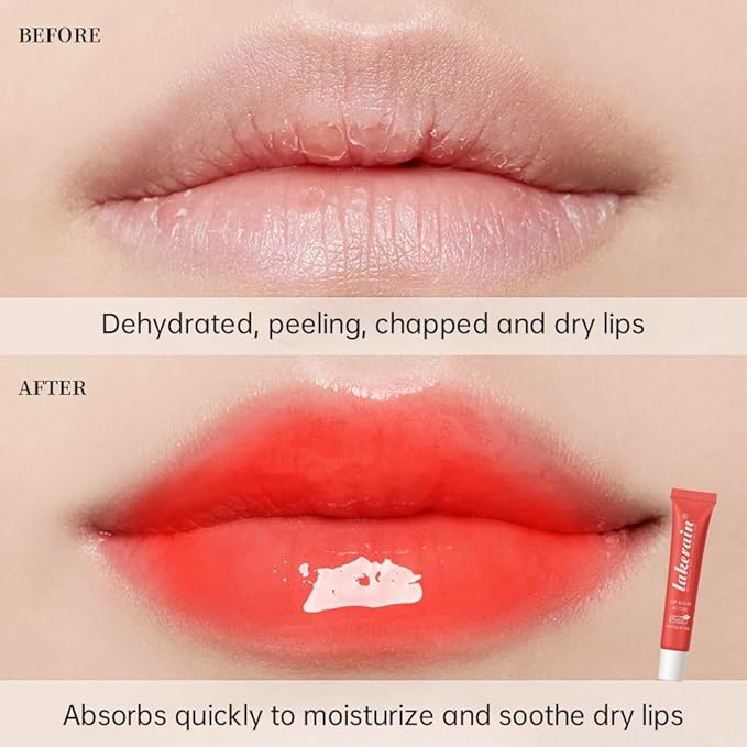 Lip Butter Balm for Dry Cracked Lips,Moisturizing and Hydrating Lip Butter Balm Set,Day and Night Hydrating Lip Mask,Nourishing Lip Care 100% Vegan… (135# Vanilla+Brown Sugar+Cherry)-VivaGrace Women