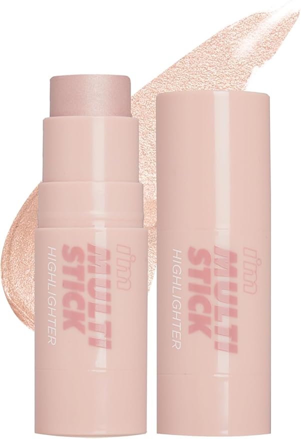 I'm Meme Highlighter Stick for Face - I'm Multi-stick | Daily Use, Buildable, Portable, Easy Blending Matte Finish, 001 Champagne Gold, 0.25 Oz
