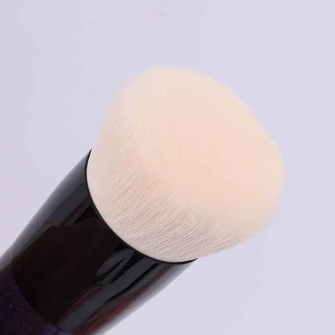 ENERGY Foundation Makeup Brush With Brush Clean Flat Top Kabuki for Face - Perfect For Blending Liquid, Cream or Flawless Powder Cosmetics - Buffing, Stippling, Concealer - Premium Quality Synthetic Dense Bristles-VivaGrace Women