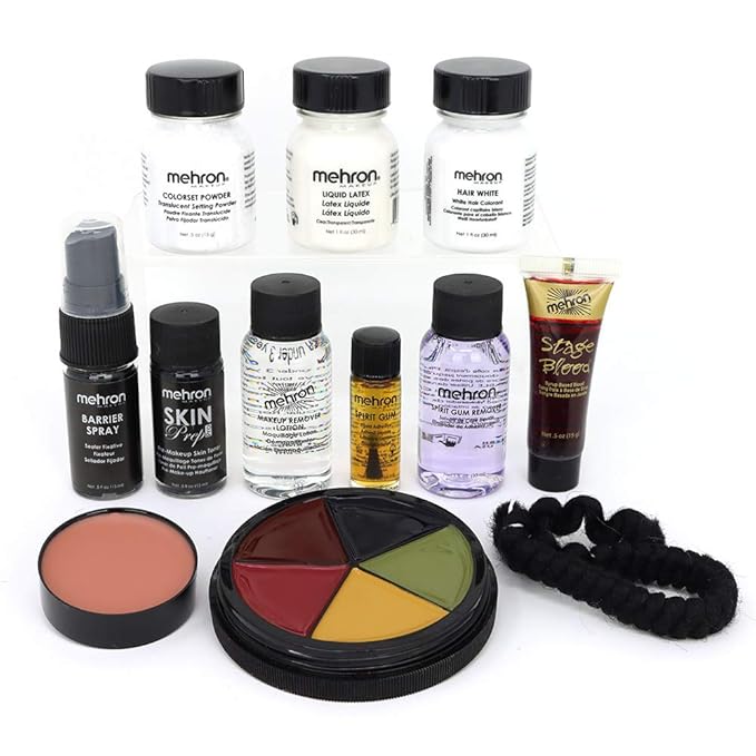 Mehron Makeup All-Pro StarBlend Cake Kit (Dark)-VivaGrace Women