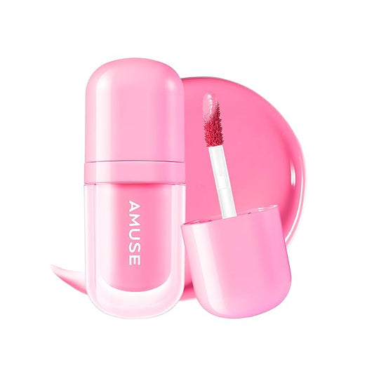 Amuse SEOUL BEBE TINT - 03 COOL HIBISCUS | 24-hour Long-lasting Lip Stain, Plumping, Hydrating, Moisturizing, No Peel Off, Lip Care, Treatment, Non Sticky, Korean Lip Tint for Dry Lips-VivaGrace Women
