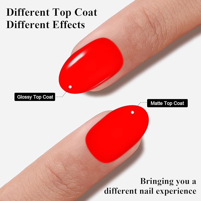 Imtiti Gel Nail Polish, 1 Pcs 15ml Neon Red Color Gel Polish Soak Off Nail Art Manicure Salon DIY Nail Lamp Gel Nail Design Decoration at Home Gift for Women, 0.5 Fluid Ounces