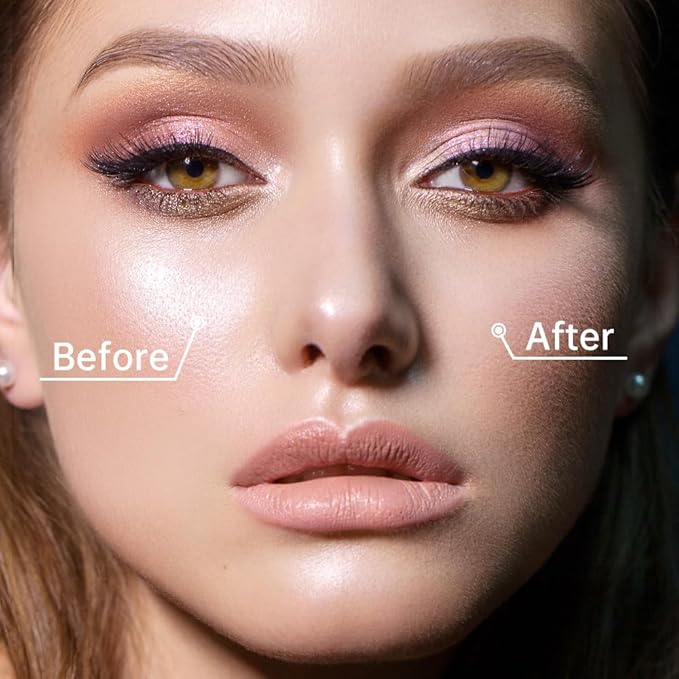 CATKIN Poreless Finish Loose Setting Powder Makeup, Translucent Natural Shimmer Finishing Makeup for All Skin Tones, 3 Colors Even Skin Tone – 0.42 oz Includes Velour Puff-VivaGrace Women