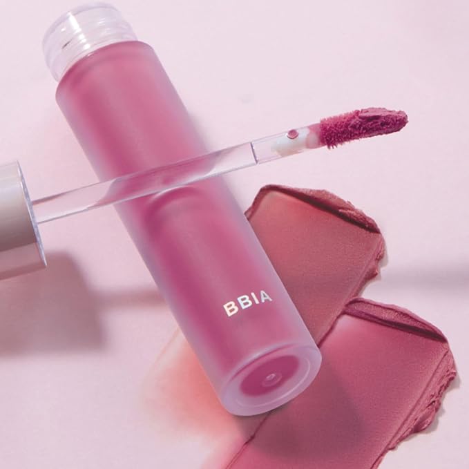 BBIA Last Velvet Tint - Soft & Creamy Matte Finish Lip Stain, Blur Effect with Velvety Texture, Long-Lasting, High Pigment, Lightweight, Non-Drying, Vegan, Korean Lip Makeup (V41 SUMMER BERRY)-VivaGrace Women