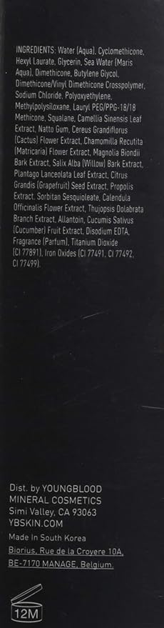 Youngblood Liquid Mineral Foundation, Sand, 17 Shades, Vegan, Cruelty-Free, Gluten-Free-VivaGrace Women