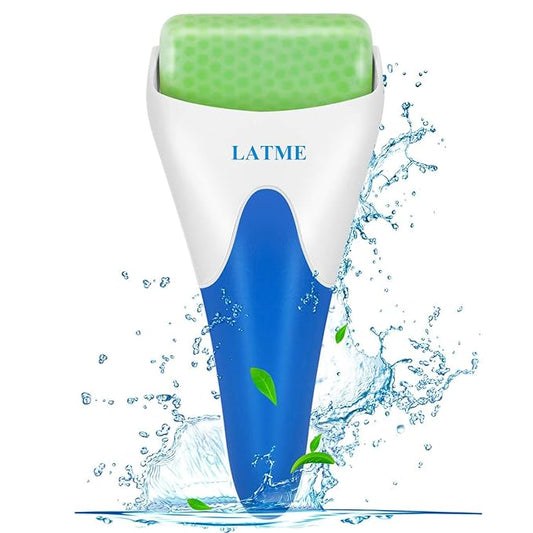 Ice Roller for Face Eyes,Womens Gifts,Face Massager Roller Puffiness Migraine Pain Relief and Minor Injury (Green)-VivaGrace Women