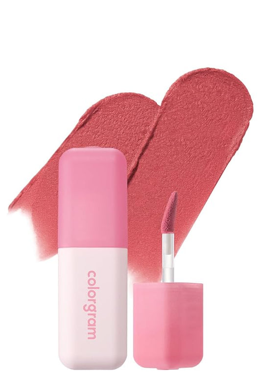 COLORGRAM NUDE BLUR TINT 18 AMAZING BERRY | Soft Velvet Matte Liquid Lipstick & Cheek Tint | Lightweight Blurring Tint for a Smooth & Airbrushed Finish | Long-Lasting & Non-Sticky Formula-VivaGrace Women
