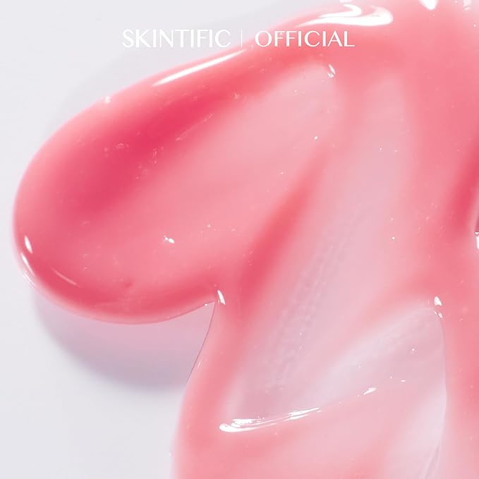 Hydrating Brightening Lip Serum, Nourishing Hydration Tinted Lip Stain, Plumping Lip Gloss with Polypeptide Squalane (01 Baby Pink)-VivaGrace Women