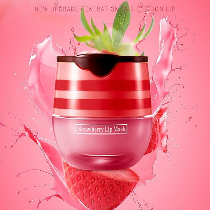 4 Pcs Lip Balm, Moisturizing Restors Moisture Bee Lip Mask for Dry Lips Lip Mask.(Honey)-VivaGrace Women