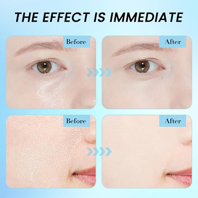 Oil-Controlled Matte Finish Powder: Silky, Skin-Adhering, Natural, Long-lasting, and Dimensional Pressed Powder Compact with Mini Powder Puff for Long-Lasting Makeup-VivaGrace Women