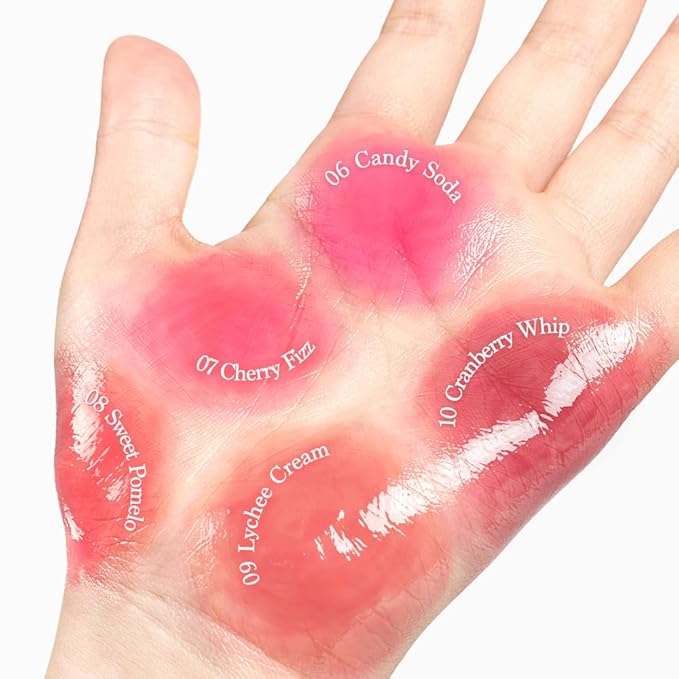 Dasique Melting Candy Balm (#07 Cherry Fizz) | Glossy Balm | Moisturizing | For dry Lips | Vegan-VivaGrace Women