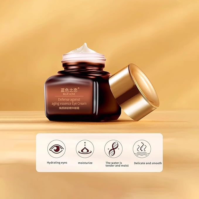 Eye Cream for Dark Circles and Puffiness, Reducing Puffiness and Bags Under Eyes Night Eye Cream, Moisturizing and Easily Absorbed Night Time Eye Wrinkle Cream for Women, 0.7oz-VivaGrace Women