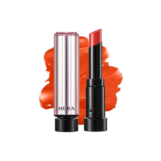 HERA Sensual Tinted Shine Stick 3.5g #297 ORANGE SCOTCH | 12HR Long-lasting Lipstick, Sheer & Buildable Lip Tint Stain, Hydrating Formula with Vitamin E, Smooth Finish and Luxurious Korean Makeup-VivaGrace Women