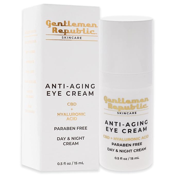 Gentlemen Republic Genuine Grooming Anti-Aging Eye Cream Men Cream 0.5 oz-VivaGrace Women