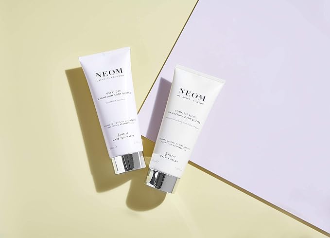 Neom- Great Day Magnesium Body Butter, 200ml | Mandarin & Wild Mint | Cream Moisturiser With Essential Oils | Nourish & Soften | Fresh & Zesty-VivaGrace Women