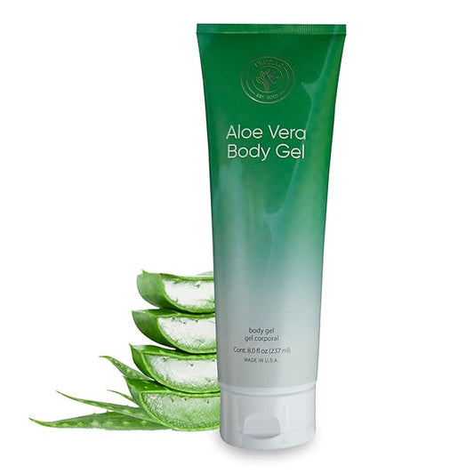 L’EUDINE Aloe Vera Gel - 8Fl Oz - Natural Aloe Gel for Skin Care - Premium Aloe for Sunburn Relief, Burns, and After Sun Care - Aloe Gel for Face, Body - Aloe Vera for Scar Treatment-VivaGrace Women