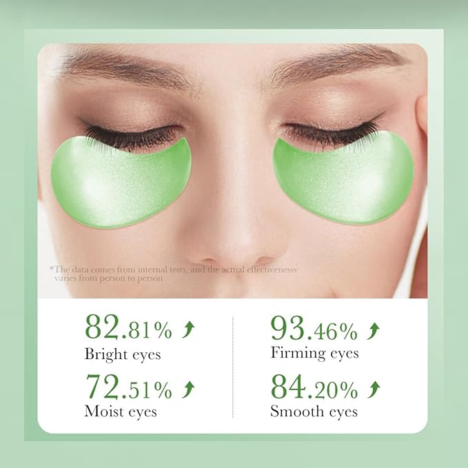 Under Eye Patches for Dark Circles, Puffiness and Eye Bags, Aloe Vera Eye Mask,Wrinkle Treatment Anti-Aging Rejuvenating Moisturizing Skin Care 60PCS Collagen Eye Gel Pads Anti-Wrinkle Eye Patches-VivaGrace Women
