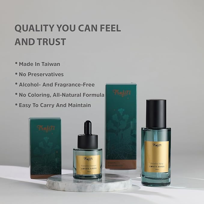 Haberlea Face Mist – Natural Rose-Scented, Alcohol-Free Facial Spray for All-Day Hydration & Pre-Makeup Use – Soothing Toner Mist for Dry, Sensitive Skin – Made in Taiwan – 100ml-VivaGrace Women