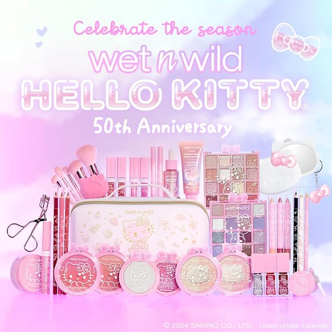 wet n wild Hello Kitty 3-Piece Eyeliner Pencil Set, Multi-Functional Smooth Creamy Versatile Application, Long-Wearing Finish, Cruelty-Free & Vegan