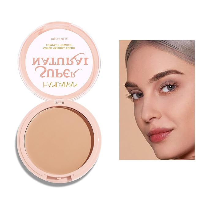 Pressed Face Powder Makeup Mineral Foundation Finishing Powder Pressed Finishing and Setting Powder Loose Setting Powder Makeup #04-VivaGrace Women
