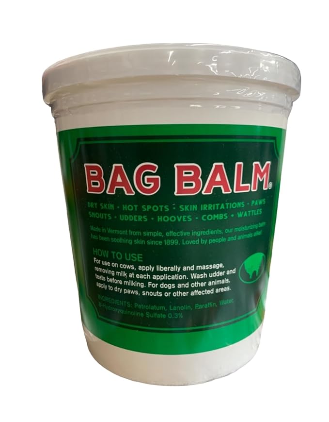 Bag Balm Vermont's Original Hand & Skin Moisturizer, Cracked Heels Treatment, Dry Hands & Dogs Ointment - 72oz Pail-VivaGrace Women