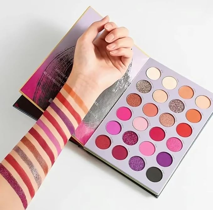Generic Majical Book of Beauty Makeup Palette, 72 Colors, 3-Layer Folding Book, Eyeshadow Palette, Long Lasting-VivaGrace Women