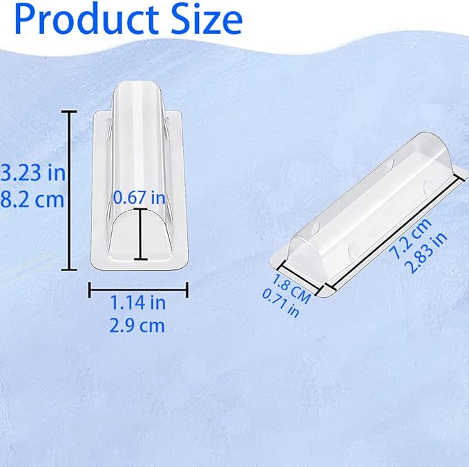 WESAPPINC Clear Chapstick Pouch Plastic Lip Balm Pouches for Gift Cards & Money Cards,Lip Balm Plastic Cover with Adhesive (60PACK)-VivaGrace Women