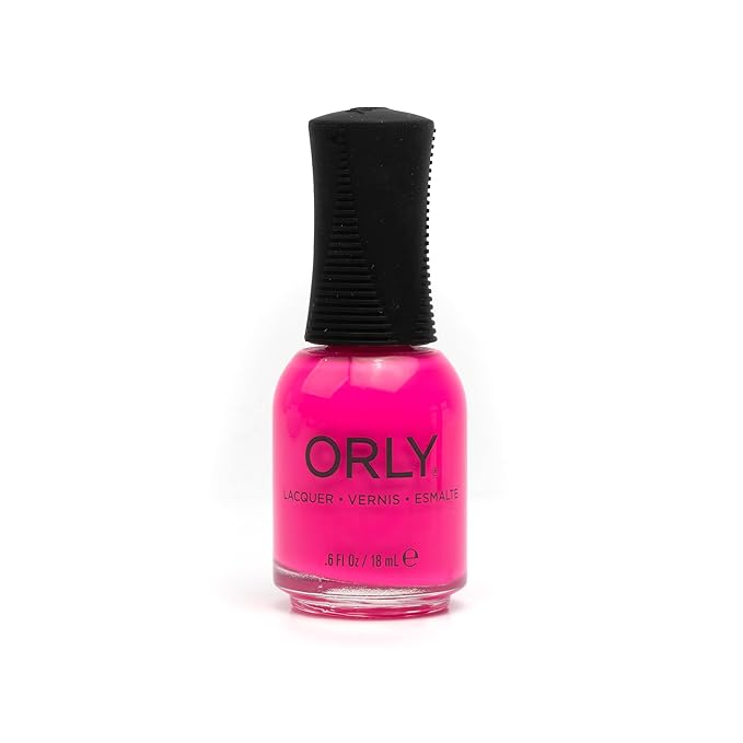 Orly Neon Nail Polish Colors for Summer | Bright Shades and a Confetti Topper for Summer Neon Nails | 0.6fl oz (That's Hot, 0.6 fl oz)